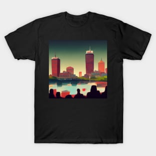 Boston | Comics Style T-Shirt